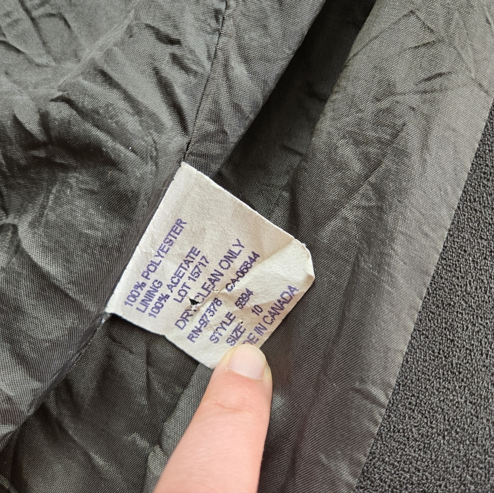 Vintage Sport Collection Blazer Coat - Size 10 - Picture 8 of 8